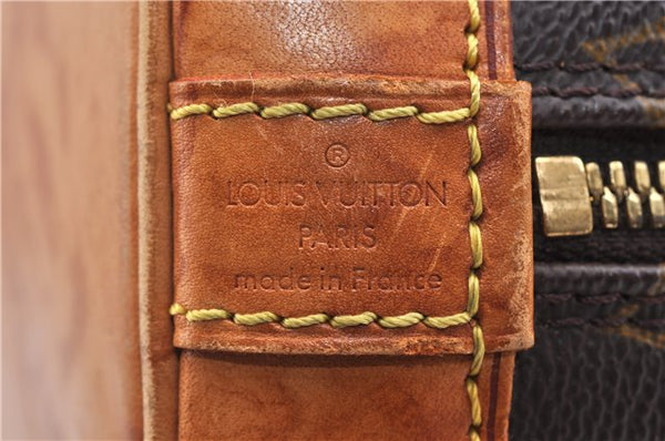 Authentic LOUIS VUITTON Monogram Alma Hand Bag Purse M51130 LV 5799C