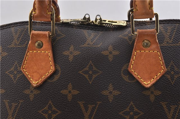 Authentic LOUIS VUITTON Monogram Alma Hand Bag Purse M51130 LV 5799C