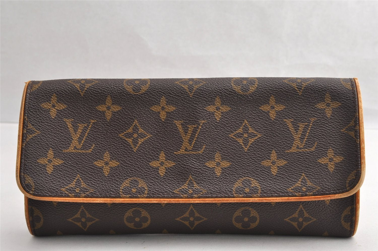 Authentic Louis Vuitton Monogram Pochette Twin GM Shoulder Bag M51852 Junk 5799I