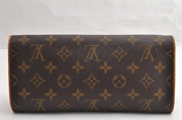 Authentic Louis Vuitton Monogram Pochette Twin GM Shoulder Bag M51852 Junk 5799I