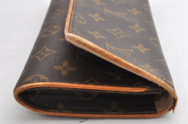 Authentic Louis Vuitton Monogram Pochette Twin GM Shoulder Bag M51852 Junk 5799I