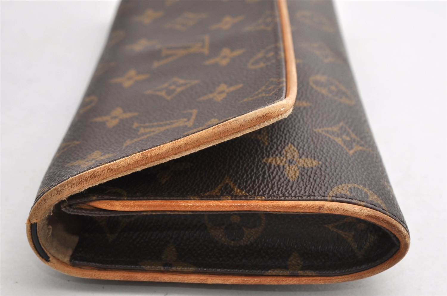 Authentic Louis Vuitton Monogram Pochette Twin GM Shoulder Bag M51852 Junk 5799I