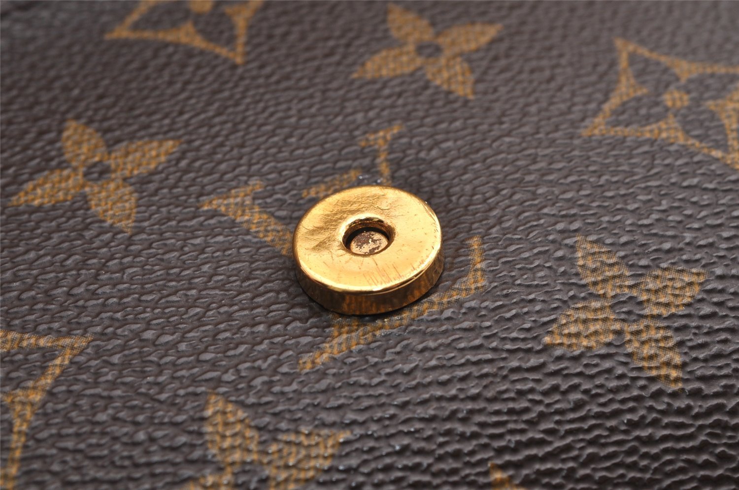 Authentic Louis Vuitton Monogram Pochette Twin GM Shoulder Bag M51852 Junk 5799I