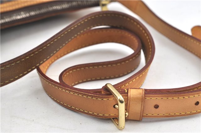 Auth Louis Vuitton Monogram Odeon MM Shoulder Cross Body Bag M56389 LV 5800D