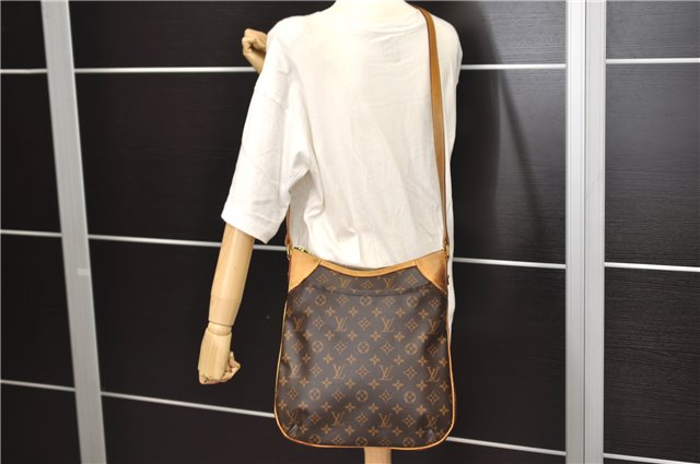 Auth Louis Vuitton Monogram Odeon MM Shoulder Cross Body Bag M56389 LV 5800D