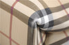 Authentic BURBERRY Vintage Nova Check Shoulder Tote Bag PVC Leather Beige 5803E