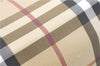 Authentic BURBERRY Vintage Nova Check Shoulder Tote Bag PVC Leather Beige 5803E