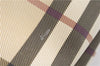 Authentic BURBERRY Vintage Nova Check Shoulder Tote Bag PVC Leather Beige 5803E