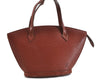 Authentic LOUIS VUITTON Epi Saint Jacques Hand Bag Brown M52273 LV 5804C