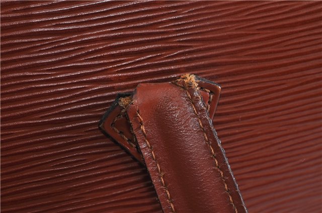 Authentic LOUIS VUITTON Epi Saint Jacques Hand Bag Brown M52273 LV 5804C