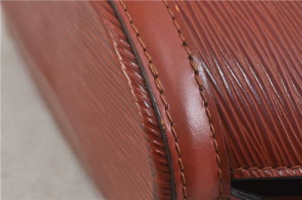 Authentic LOUIS VUITTON Epi Saint Jacques Hand Bag Brown M52273 LV 5804C
