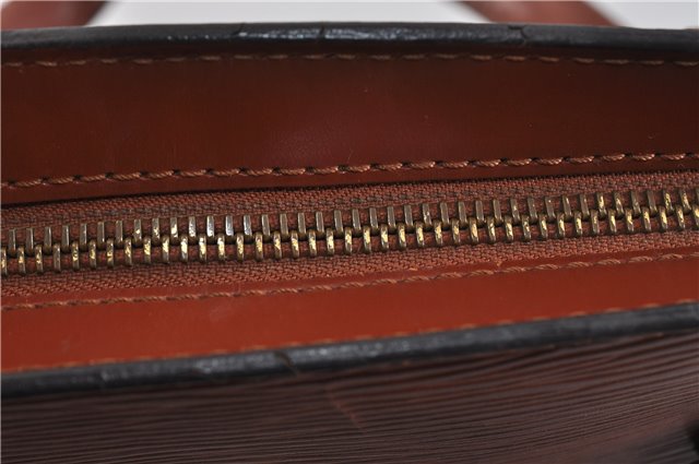 Authentic LOUIS VUITTON Epi Saint Jacques Hand Bag Brown M52273 LV 5804C