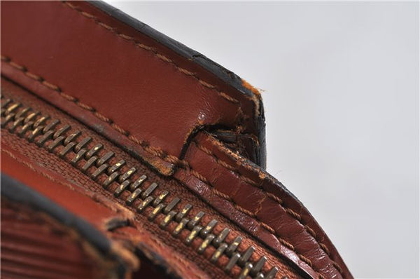 Authentic LOUIS VUITTON Epi Saint Jacques Hand Bag Brown M52273 LV 5804C