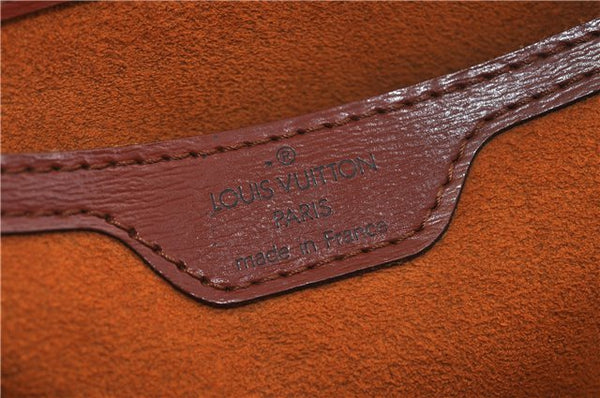 Authentic LOUIS VUITTON Epi Saint Jacques Hand Bag Brown M52273 LV 5804C