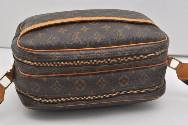 Authentic Louis Vuitton Monogram Reporter PM Shoulder Cross Bag M45254 LV 5804I
