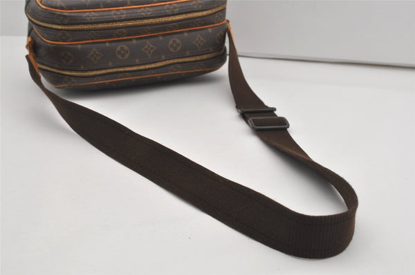 Authentic Louis Vuitton Monogram Reporter PM Shoulder Cross Bag M45254 LV 5804I