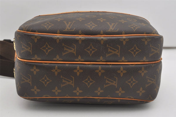 Authentic Louis Vuitton Monogram Reporter PM Shoulder Cross Bag M45254 LV 5804I