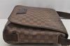 Authentic Louis Vuitton Damier Brooklyn MM Shoulder Cross Bag N51211 LV 5805I
