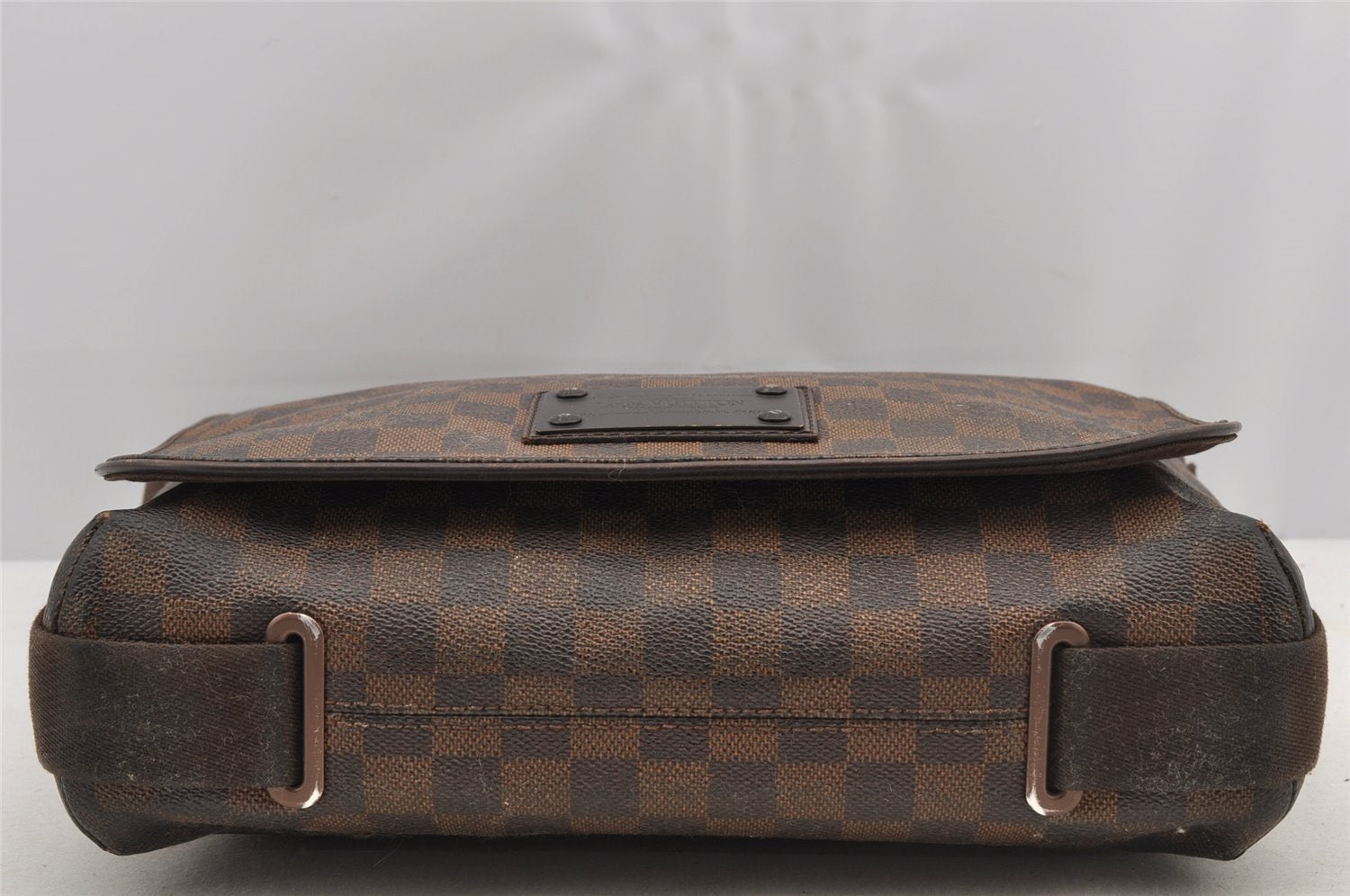 Authentic Louis Vuitton Damier Brooklyn MM Shoulder Cross Bag N51211 LV 5805I