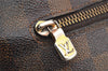 Authentic Louis Vuitton Damier Brooklyn MM Shoulder Cross Bag N51211 LV 5805I