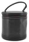 Authentic LOUIS VUITTON Epi Cannes Cosmetic Hand Bag Black M48032 LV 5806C