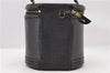 Authentic LOUIS VUITTON Epi Cannes Cosmetic Hand Bag Black M48032 LV 5806C