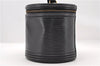 Authentic LOUIS VUITTON Epi Cannes Cosmetic Hand Bag Black M48032 LV 5806C
