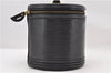 Authentic LOUIS VUITTON Epi Cannes Cosmetic Hand Bag Black M48032 LV 5806C