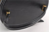 Authentic LOUIS VUITTON Epi Cannes Cosmetic Hand Bag Black M48032 LV 5806C