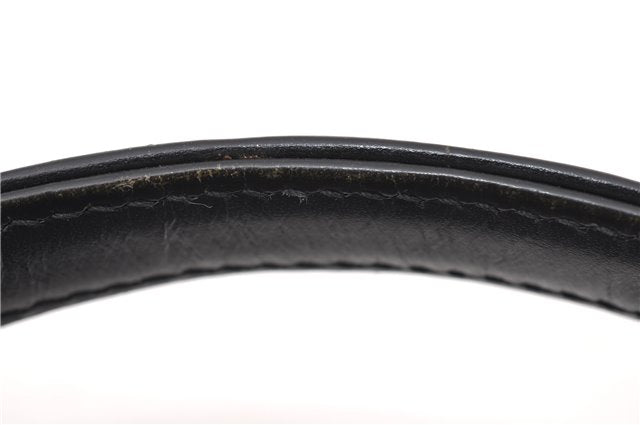 Authentic LOUIS VUITTON Epi Cannes Cosmetic Hand Bag Black M48032 LV 5806C