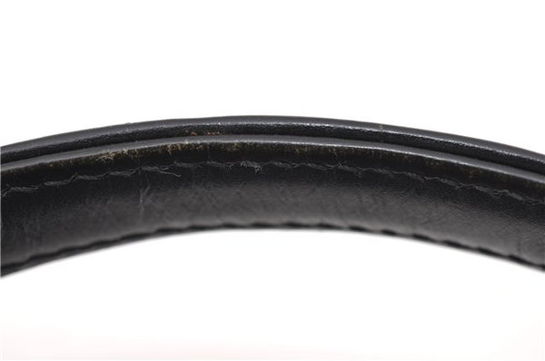 Authentic LOUIS VUITTON Epi Cannes Cosmetic Hand Bag Black M48032 LV 5806C