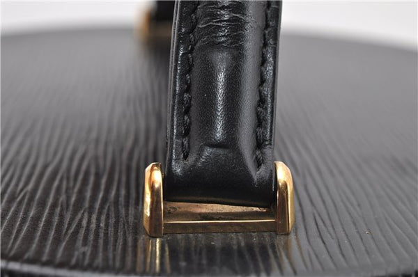 Authentic LOUIS VUITTON Epi Cannes Cosmetic Hand Bag Black M48032 LV 5806C