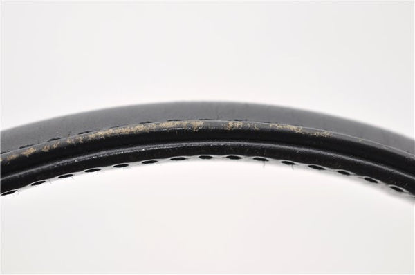 Authentic LOUIS VUITTON Epi Cannes Cosmetic Hand Bag Black M48032 LV 5806C