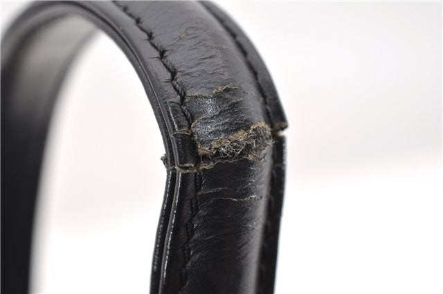 Authentic LOUIS VUITTON Epi Cannes Cosmetic Hand Bag Black M48032 LV 5806C