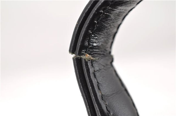 Authentic LOUIS VUITTON Epi Cannes Cosmetic Hand Bag Black M48032 LV 5806C