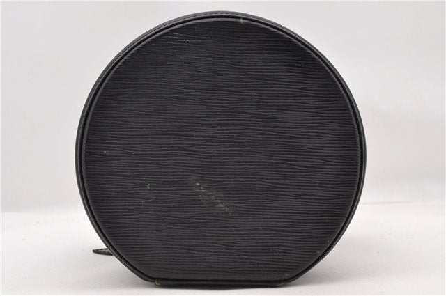 Authentic LOUIS VUITTON Epi Cannes Cosmetic Hand Bag Black M48032 LV 5806C