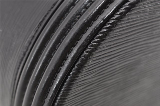 Authentic LOUIS VUITTON Epi Cannes Cosmetic Hand Bag Black M48032 LV 5806C