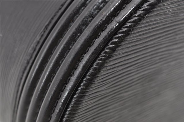 Authentic LOUIS VUITTON Epi Cannes Cosmetic Hand Bag Black M48032 LV 5806C