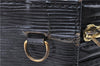 Authentic LOUIS VUITTON Epi Cannes Cosmetic Hand Bag Black M48032 LV 5806C