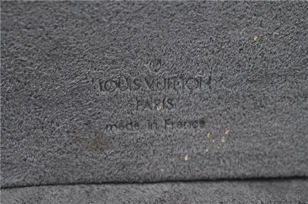 Authentic LOUIS VUITTON Epi Cannes Cosmetic Hand Bag Black M48032 LV 5806C