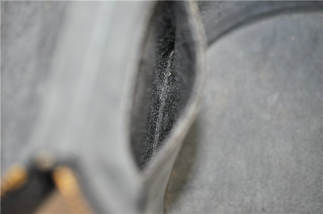 Authentic LOUIS VUITTON Epi Cannes Cosmetic Hand Bag Black M48032 LV 5806C