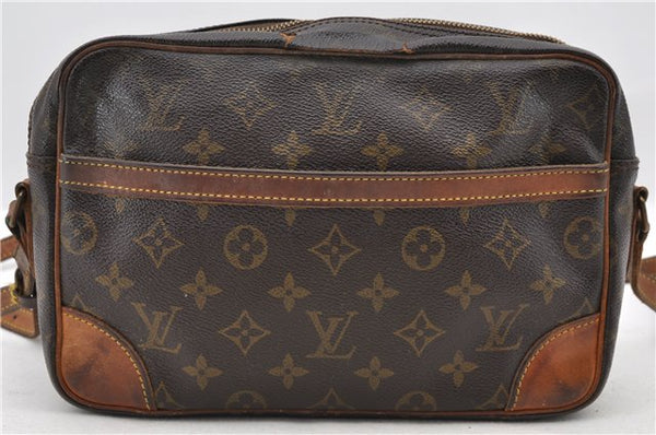 Auth LOUIS VUITTON Monogram Trocadero 27 Shoulder Cross Bag M51274 LV Junk 5807C