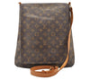 Authentic Louis Vuitton Monogram Musette Shoulder Cross Bag M51256 LV Junk 5809H