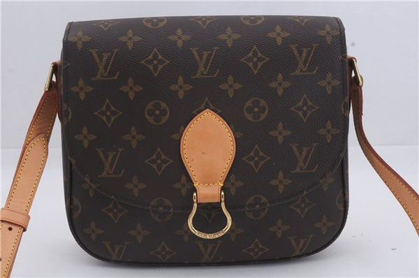 Auth Louis Vuitton Monogram Saint Cloud GM Shoulder Cross Bag M51242 LV 5812D