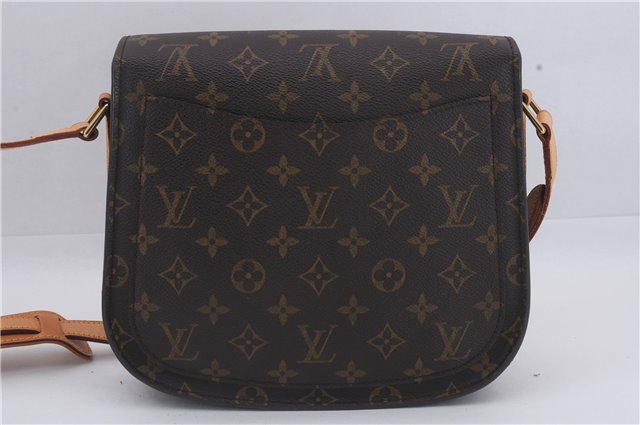 Auth Louis Vuitton Monogram Saint Cloud GM Shoulder Cross Bag M51242 LV 5812D