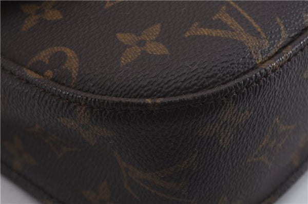 Auth Louis Vuitton Monogram Saint Cloud GM Shoulder Cross Bag M51242 LV 5812D