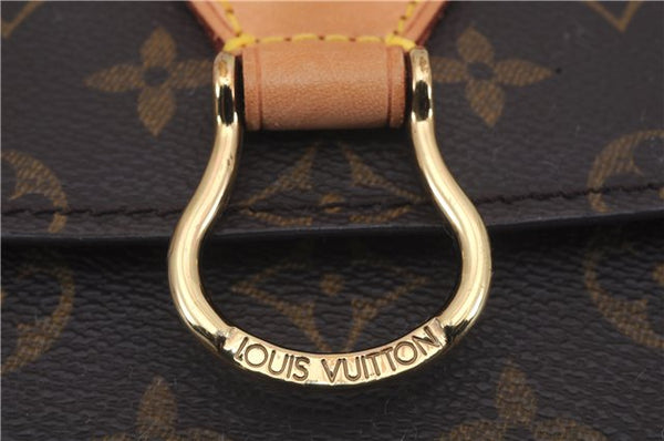 Auth Louis Vuitton Monogram Saint Cloud GM Shoulder Cross Bag M51242 LV 5812D