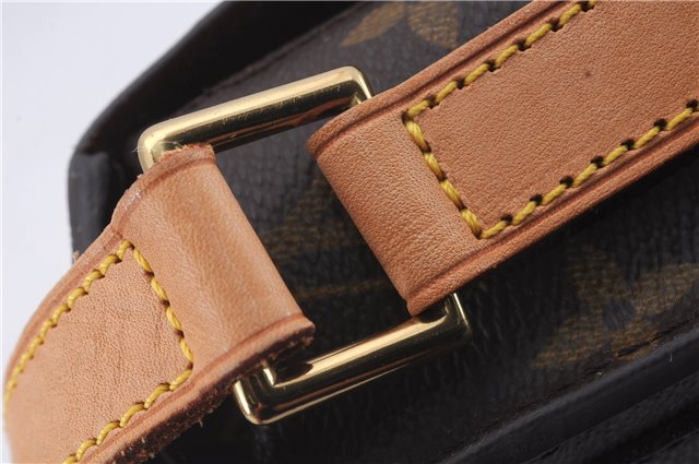 Auth Louis Vuitton Monogram Saint Cloud GM Shoulder Cross Bag M51242 LV 5812D