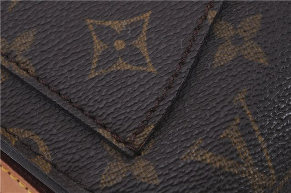 Auth Louis Vuitton Monogram Saint Cloud GM Shoulder Cross Bag M51242 LV 5812D