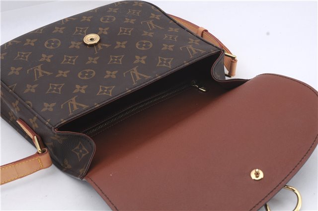 Auth Louis Vuitton Monogram Saint Cloud GM Shoulder Cross Bag M51242 LV 5812D